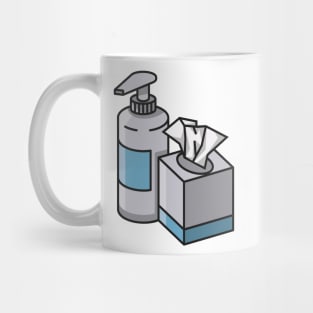 Lotion and tissues Mug